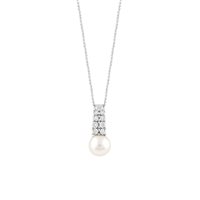 Collana Bliss Donna Rugiada Perle in Oro bianco Perla 20106581 - 20106581
